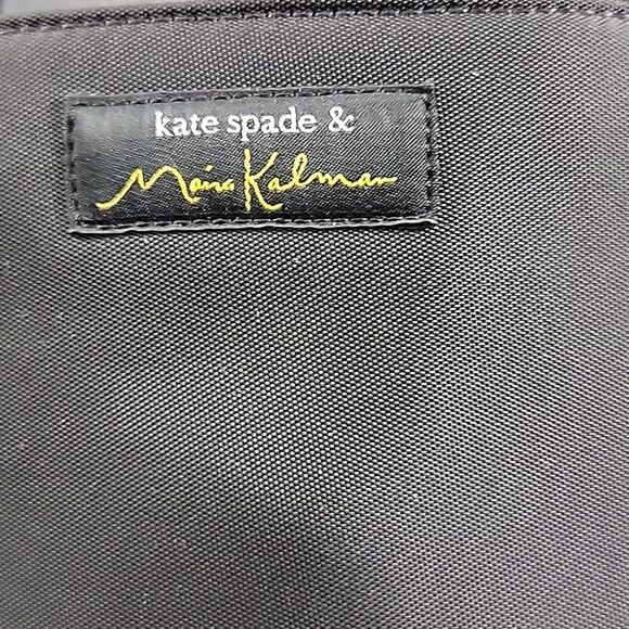 Kate Spade x Maria Kalman black nylon face design tote bag - Picture 5 of 10